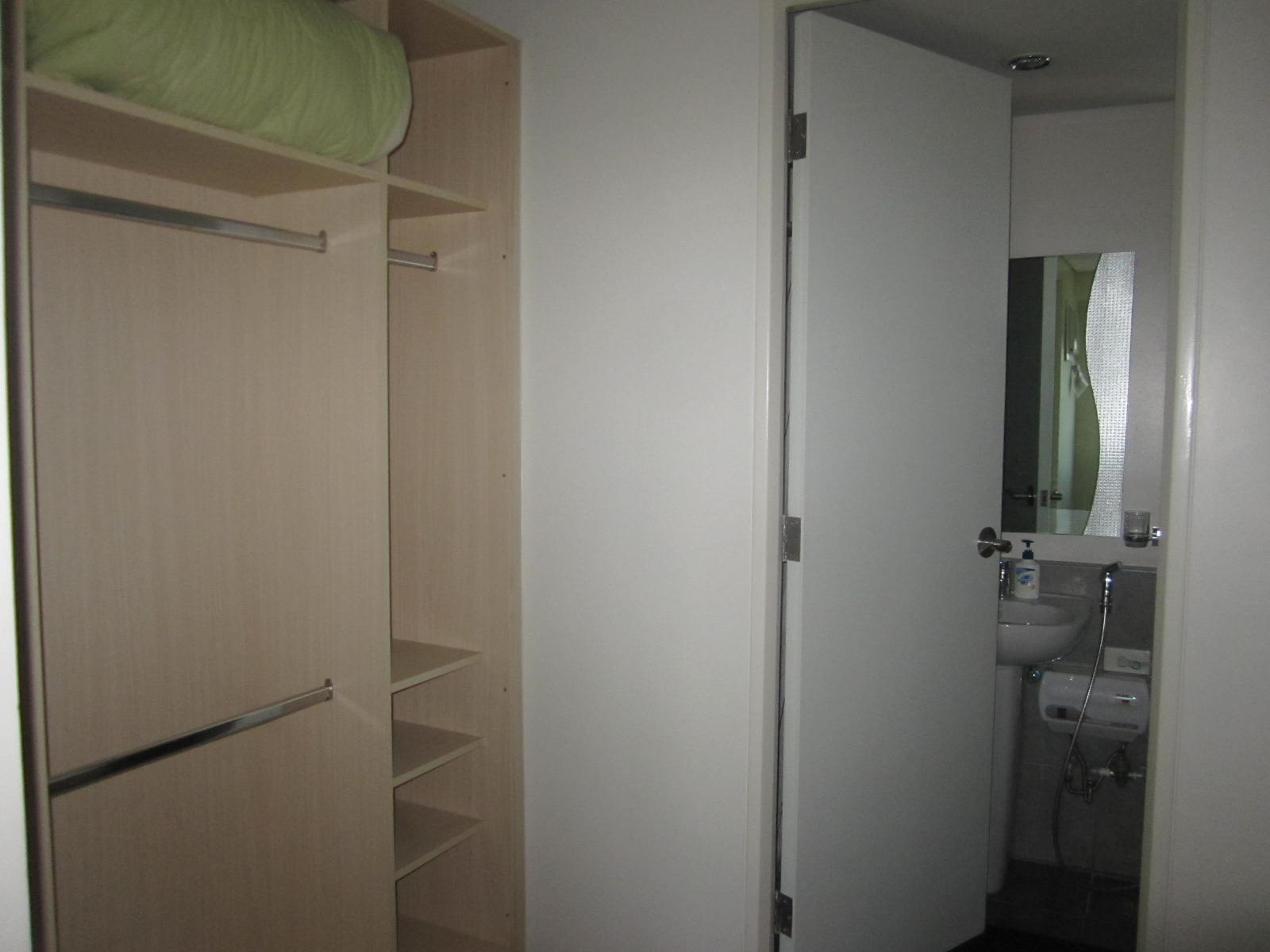 Bathroom and Closet View 1