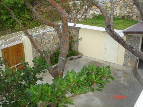 garage view from balcony