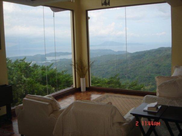 glass window view from inside