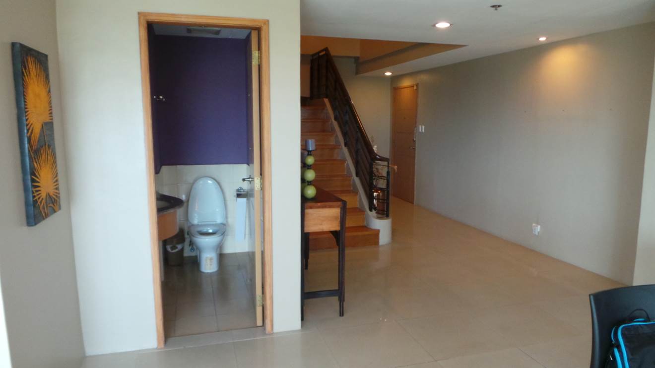 Powder room view 1